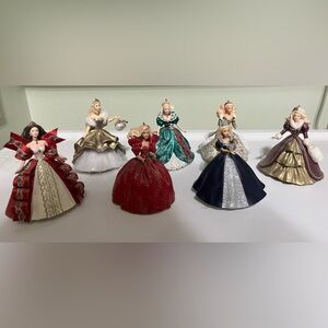 Elegant Barbie Christmas Ornaments Set